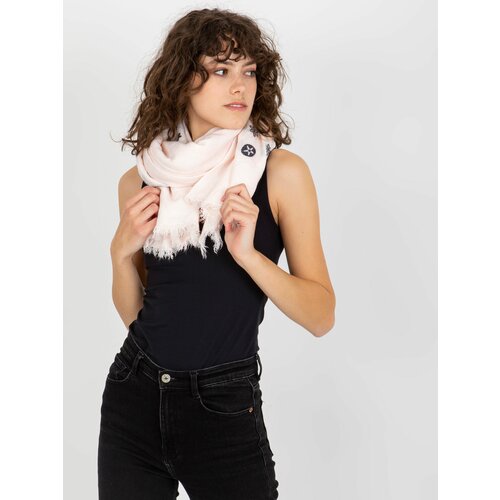 Fashion Hunters Women's scarf with print - pink Slike