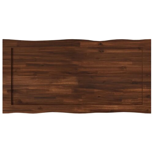  Pravokutni stolni vrh 120 x 60 x 3 cm Pravokutni - Tamno smeđa 90 x 55 x 3 5 cm Živi rub 2 strane Slike