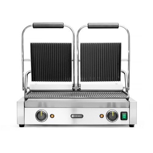 Hendi kontaktni ro&amp;scaron;tilj - dvostruki u potpunosti rebrast, rebrasti vrh i dno, 230V/3600W, 570x375x(H)216mm Slike