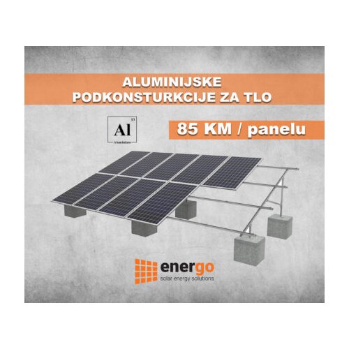  Aluminijska podkonstrukcija za solarne panele Slike
