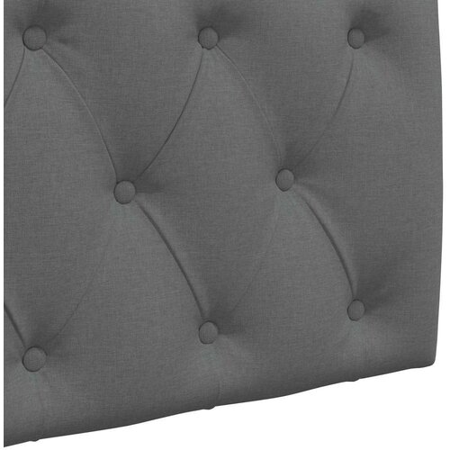  Držeće uzglavlje Zidne Tamno siva 110 x 55 x 7 cm tkanina - Tamno siva 100 cm bez LED Slike