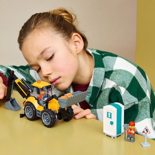 Lego City Žuti bager-utovarivač 60480 Slike