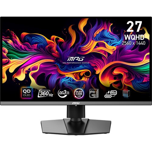 MSI 26.5 MPG 271QRX QD-OLED WQHD 360 Hz gaming monitor, black Cijene