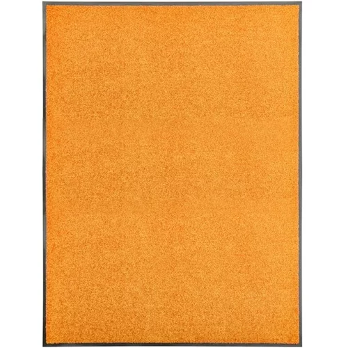  Pralni predpražnik oranžen 90x120 cm