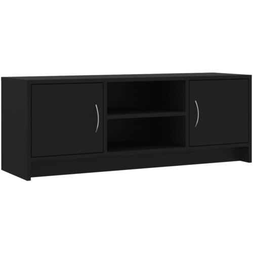 Maison Chic TV omarica - TV enota - Televizijska omarica črna 102x30x37,5 cm inženirski les, (21698986) Cene