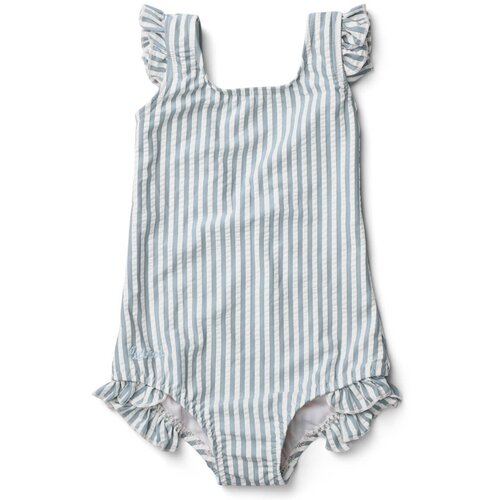 Liewood otroške kopalke tanna stripe sea blue/white Cene