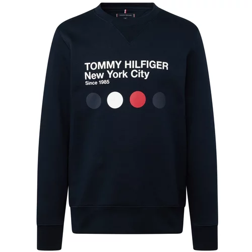 Tommy Hilfiger Majica 'Metro' nočno modra / rdeča / bela