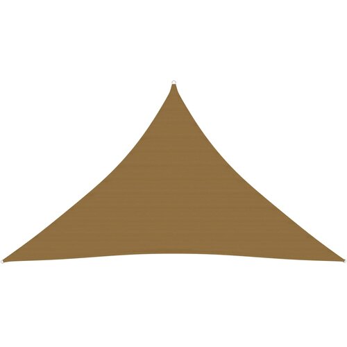 vidaXL Senčno jadro 160 g/m² taupe 3x3x4,2 m HDPE Cene