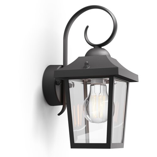 Philips spoljasnja zidna lampa buzzard crna 1x60w 230 v ,915005309001 ( 19853 ) Slike