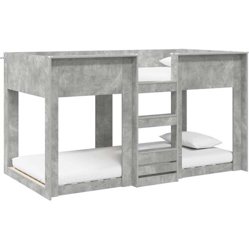  Krevet na kat za djecu Betonski sivi 75 x 190 cm Slike