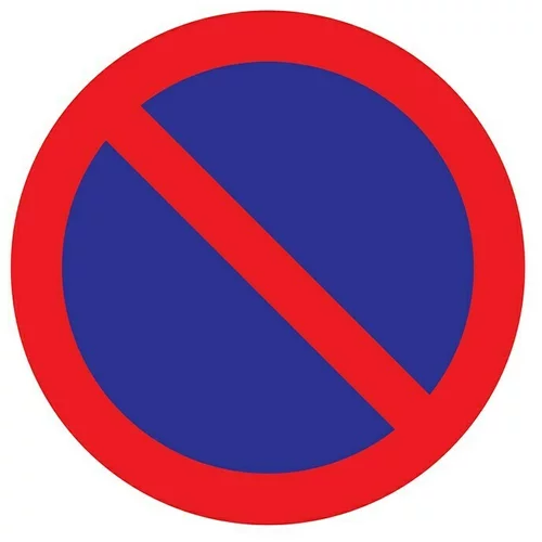 Pickup Znak zabrane (Promjer: 18 cm, Ograničeno zaustavljanje)