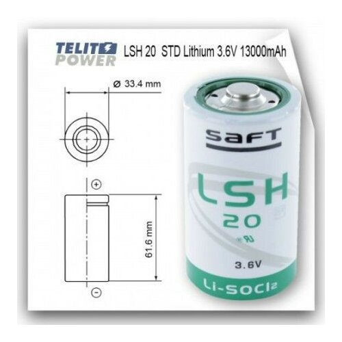 SAFT litijum LSH20 std 3.6V 13000mAh ( 331 ) Cene