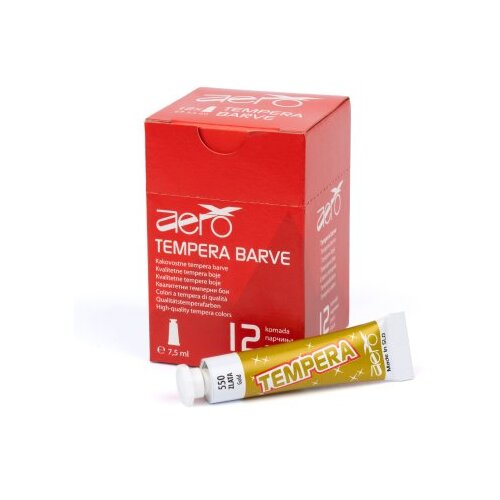  tempera Aero 7,5ml tubica gold zlatna Slike