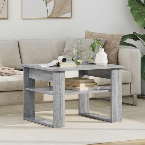  Kava Stol Siva Sonoma 64 x 54 x 44 cm Konstruirano drvo Cene