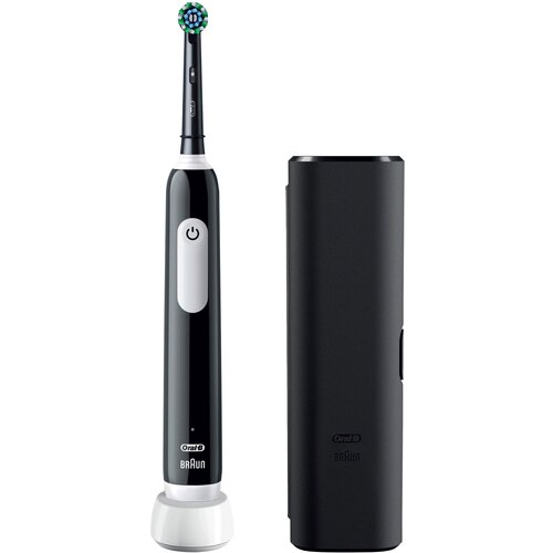 Oral-b Pro 1 Cross Action Crna s putnom torbicom, Elektricna cetkica za zube Slike