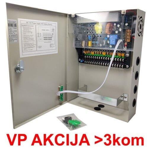 Gembird Napajanje u kutiji sa opcijom UPS NAPRKU-12V/20A-18CH 2A/CH Cene