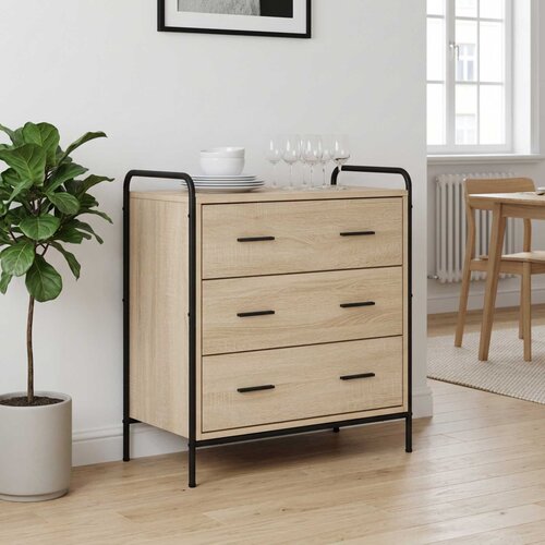  Ormar s ladicama Hrast sonoma 70 x 39,5 x 71 cm Slike