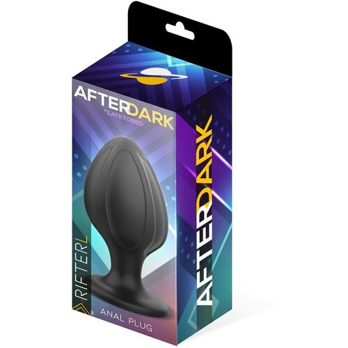 Afterdark analni čep rifter black (l) Slike
