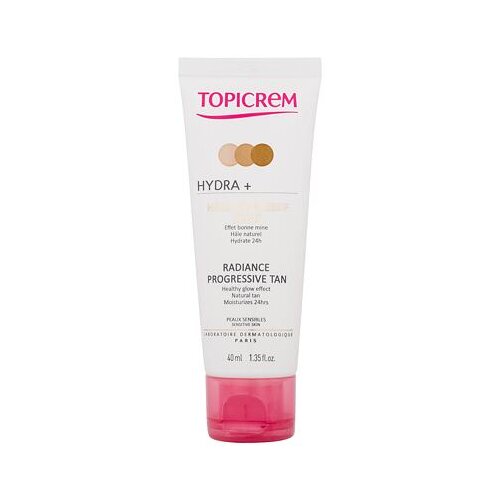 Topicrem HYDRA+ Radiance Progressive Tan dnevna krema za obraz 40 ml unisex Slike