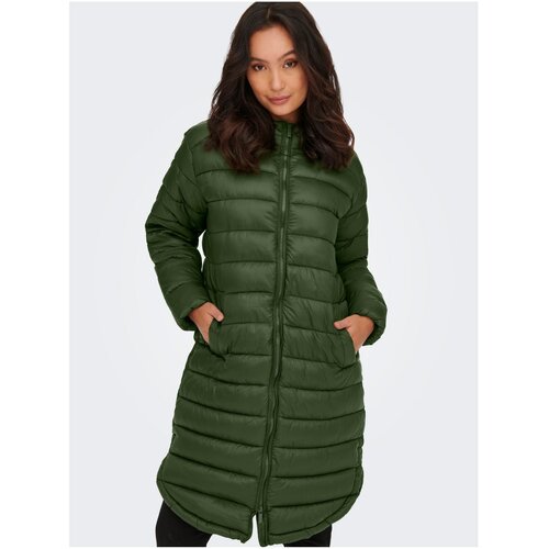 Only Dark Green Quilted Coat Melody - Women Slike