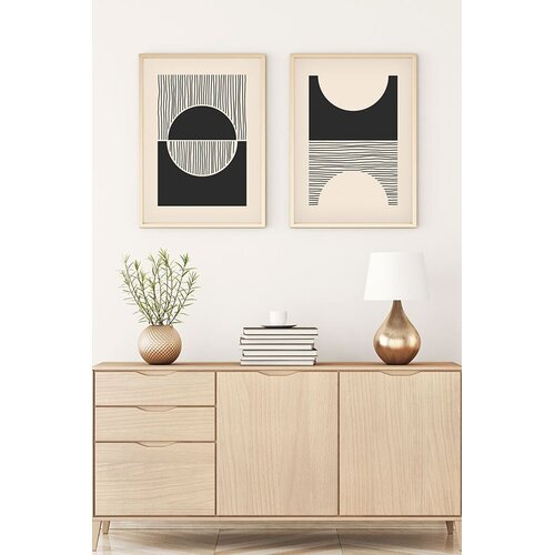 WALLXPERT Uramljena slika Huhu80, 50x70 cm , 2 dijela Cene