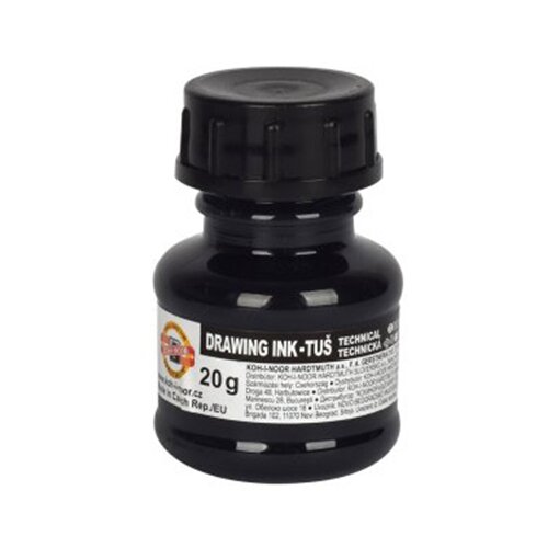 Koh i Noor Kohinor Tu&amp;scaron; za rapidograf, 20g, Crni Slike