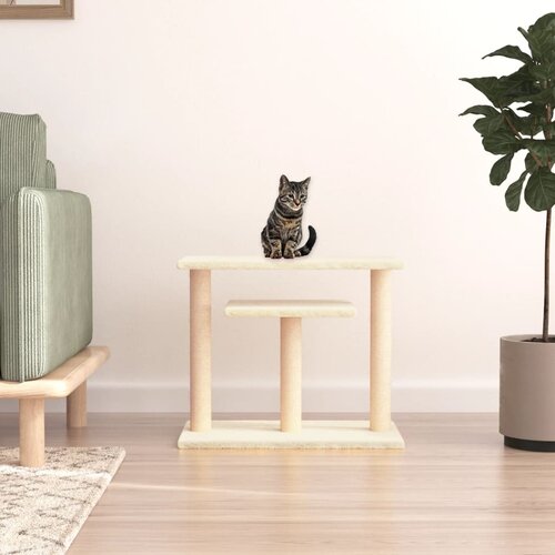 vidaXL Grebalica za mačke s platformama krem 62 5 cm Cijene