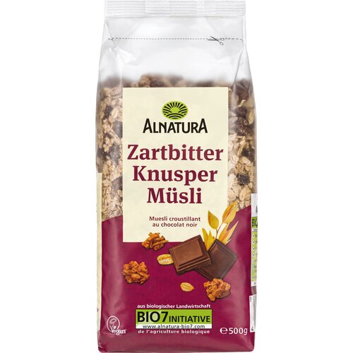 BIO hrustljavi muesli s temno čokolado - 500 g Cene