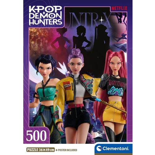 Clementoni K-pop lovci demonov HunterX sestavljanka, 500 kosov - Slike