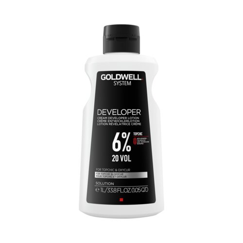 Goldwell System Cream Developer Lotion njegujuća emulzija za sve tipove kose 6% 20 Vol. 1000 ml Slike