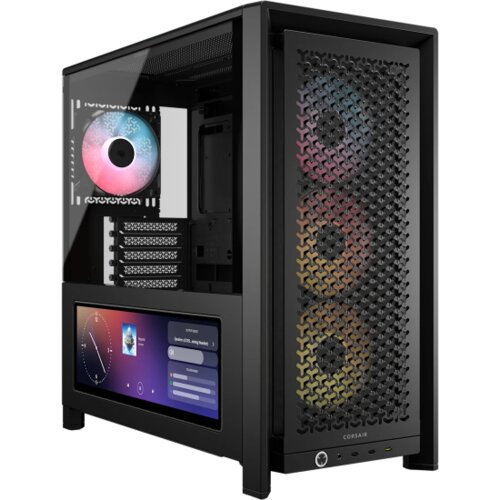 Corsair FRAME 4000D LCD RS ARGB Midi Tower Black Cene