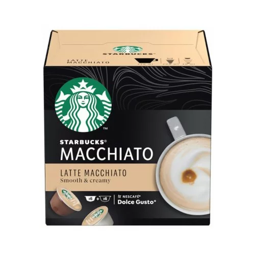 Starbucks Latte Macchiato by NESCAFÉ® Dolce Gusto®, kapsule za kavu, (12 kapsula / 6 napitaka), kutija, 129 g