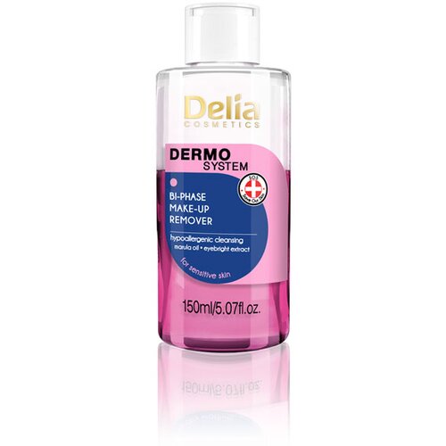 Delia dvofazno sredstvo za skidanje šminke dermo system 150ml, roze Cene