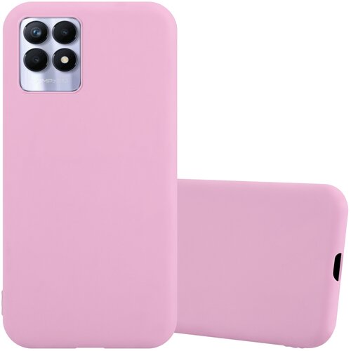 Cadorabo Case, združljiv z Realme v Candy Pink - Za&scaron;čitni pokrov iz fleksibilnega silikona TPU, (20592091) Cene