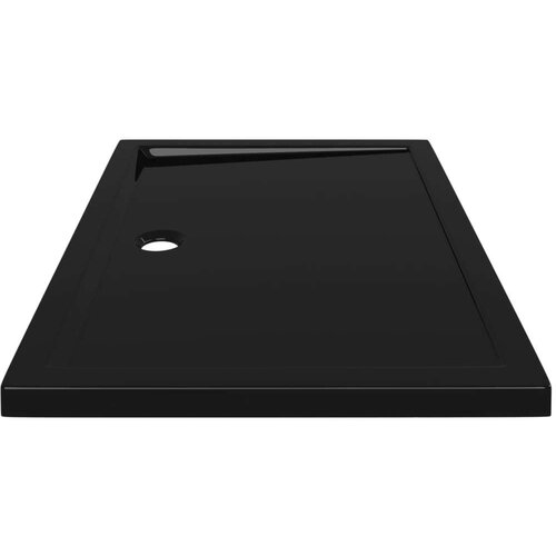 VidaXL Pravokutna tu&amp;scaron;-kada ABS crna 70 x 100 cm Slike