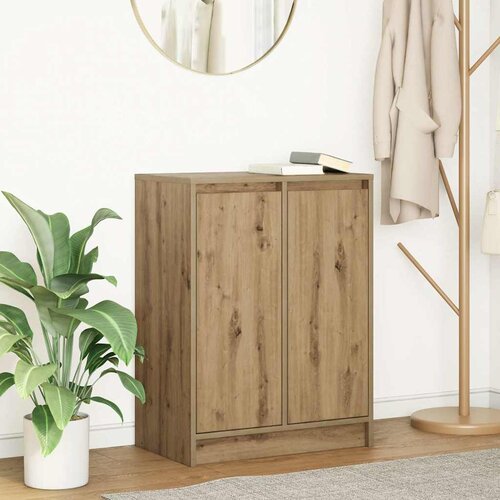 vidaXL Komoda artisan hrast 57x34x76 cm inženirski les Cene