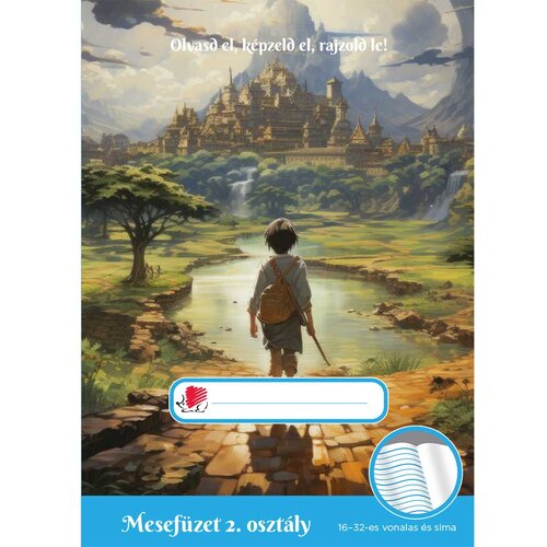 ICO Sveska s pričama S&amp;uuml;ni Fi&amp;uacute;s za 2. razred, format A5 s linijama od 16 do 32 Slike