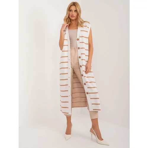 Fashion Hunters White simple knitted dress