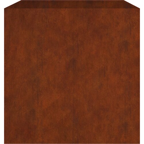  Posuda za sadnju 80 x 80 x 80 cm od čelika COR-TEN Slike