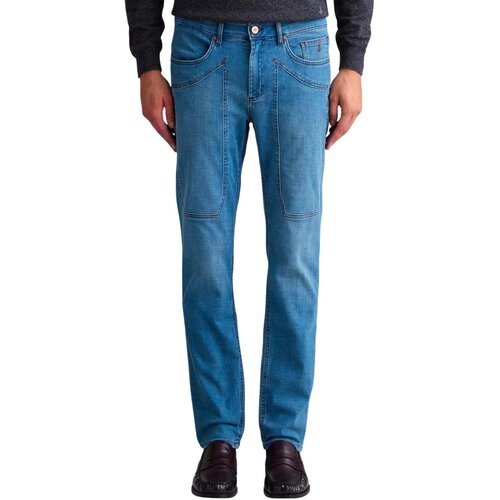 Jeckerson Kavbojke slim JOHN 5 TASCHE TOPPA SLIM AI26JUPPA077JOHN001 DNDTFDENI057 Modra Slike