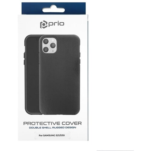 Prio silikonski ovitek za Samsung Galaxy S21, črn Slike