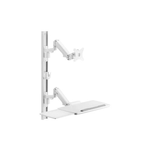 SpeaKa Professional SP-MM-960 1-struki zidni nosač za monitor 43,2 cm (17") - 109,2 cm (43") bijela podesiv po visini, o Cijene