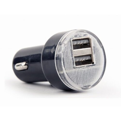 Gembird USB punjač za auto 2 porta 2,1A, black, EG-U2C2A-CAR-02 Slike
