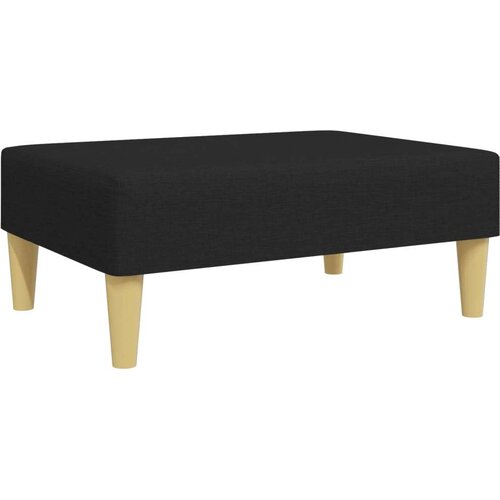 vidaXL Stolček za noge črn 77x55x31 cm blago Cene