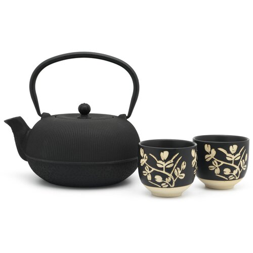 Bredemeijer Črn porcelanast/litoželezni čajni servis Sichuan &ndash; Cene