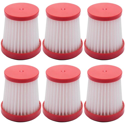 INORCO Piezas de repuesto de repuesto Filtro Hepa kompatibilen Xiaomi Deerma Vc01 Aspiradora de mano Filtro Hepa Limpiador de polvo Accesorios 6pcs, (21986181) Cene