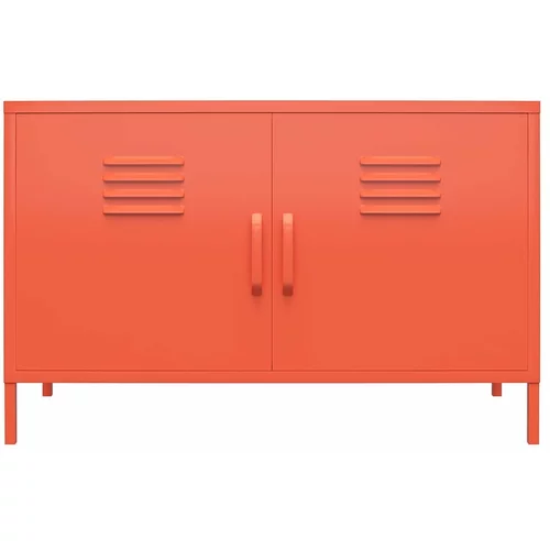 Støraa Oranžna kovinska omarica Cache, 100 x 64 cm