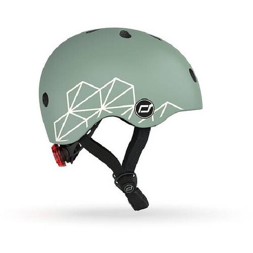 Kaciga Scoot&amp;amp;Ride Green Lines XXS Slike