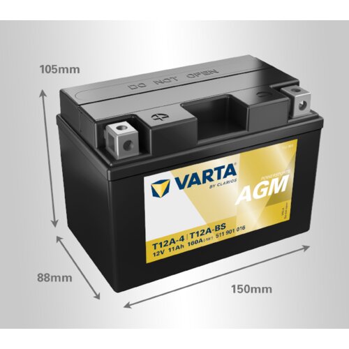 Varta akumulator powersports agm YT12A-BS, 12V, 11Ah, l+ Cene