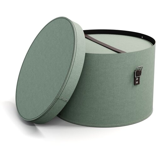 Bigso Box of Sweden Mentolno zelene kartonaste &amp;scaron;katle s pokrovom za shranjevanje v kompletu 2 ks &amp;oslash; 37,5x25,5 cm Rut &amp;ndash; Slike